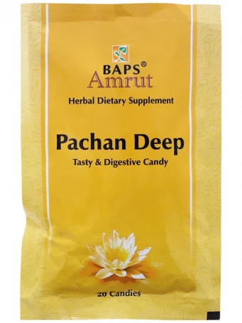 Индийские леденцы для пищеварения Пачан Дип (Pachan Deep Candy) 3 пакета по 20 шт.