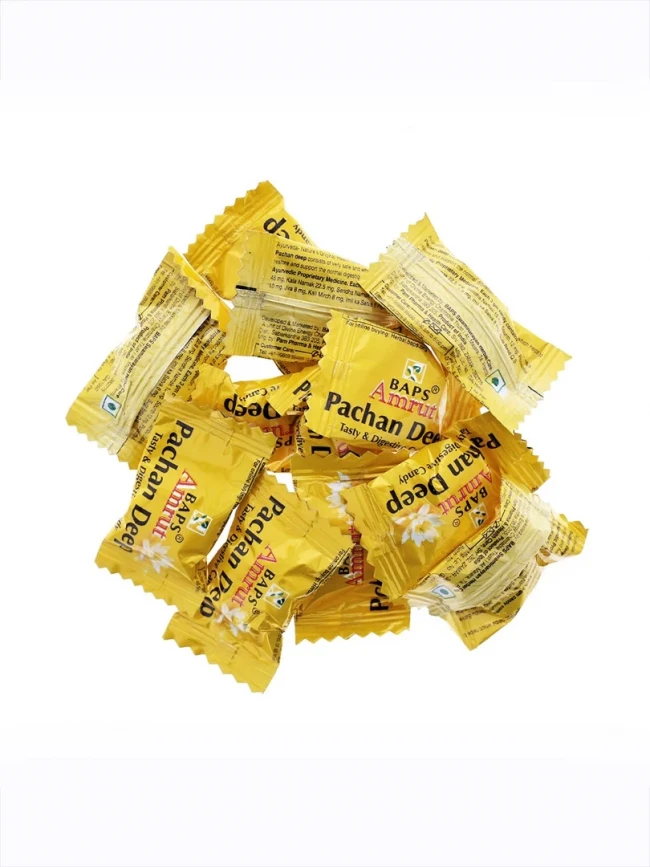 Индийские леденцы для пищеварения Пачан Дип (Pachan Deep Candy) 3 пакета по 20 шт.