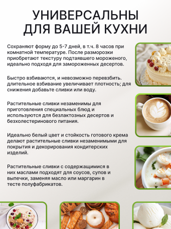 Сливки кокосовые 28% на растительной основе 250 г