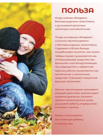 Чай Клюквенный 20 пакетиков