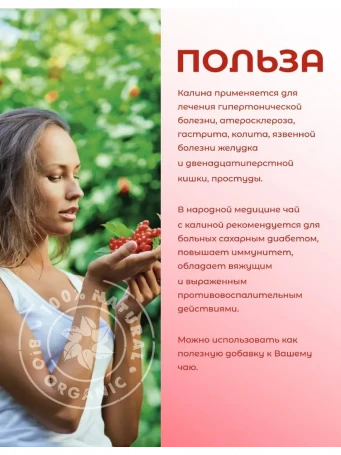 Чай Калина 20 пакетиков