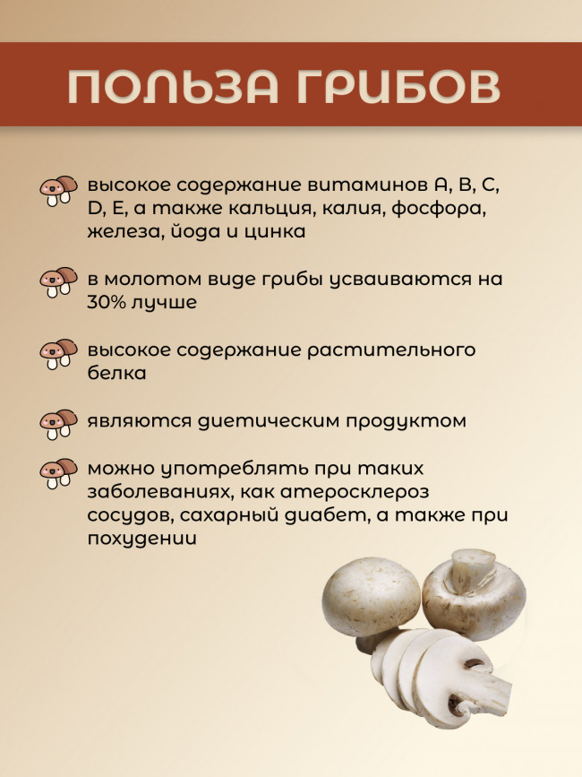 Грибная соус-приправа Шампиньон 75 гр., набор 3 штуки