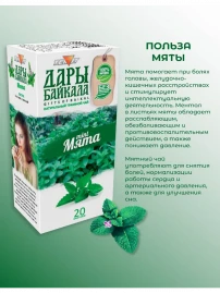 Чай Мята Дары Байкала 20 пакетиков